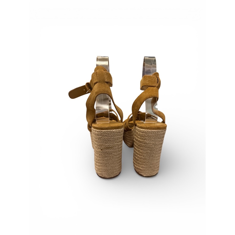 Marc Fisher Oaten Suede Espradrille Platform Boho Summer Sandals - Picture 10 of 10